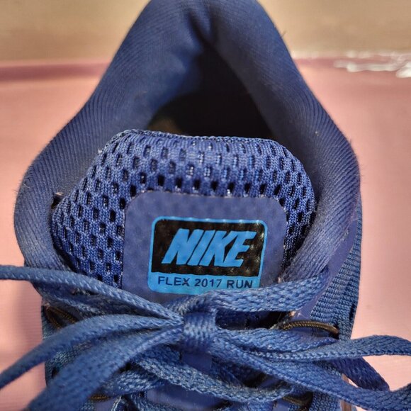 Nike Womens Flex 2017 RN 898476-402 Blue Running Shoes Sneakers Size 10 - Picture 4 of 11